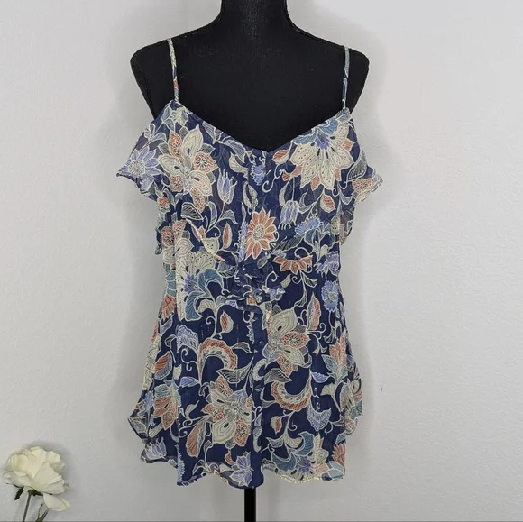 💘 MAEVE Anthropologie Mariposa Cold Shoulder Blouse - Picture 3 of 8